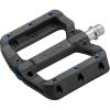 image:imageFunn Black Magic Plastic Flat Mountain Bike Pedal Set  Lightweight Wide Platform Bicycle Pedals for Stability 916inch CrMo Axle Bike Pedals for MTBBMXUrbanGravel RidingBlue
