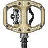 image:imageFunn Clast Clipin Pedals with Dual Platform for MTB Commuting Touring SPDCompatible Clipless Pedal on One Side Flat Platform on The OtherPilsner