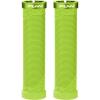 image:imageFunn Hilt Mountain Bike Handlebar Grips with Single Lock On Clamp Lightweight and Ergonomic Bicycle Handlebar Grips with 22 mm Inner Diameter Unique Patterned Bicycle Grips for MTBBMXGreen