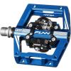 image:imageFunn Mamba S MTB Clipless Pedals Double Sided Clip Compact Platform Mountain Bike Pedals Compatible with SPD Cleats 916Inch CrMo Axle Bicycle Pedals for MTBBMXGravel CyclingBlue