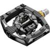 image:imageFunn Ripper Mountain Bike Clipless Pedals Rocker ClipSpringLoaded Clipin Mechanism Compatible with SPD Cleats 916 CrMo Axle Bicycle Pedals for MTBGravel CyclingBlack