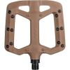 image:imageFunn Taipan Glass Fiber Reinforced Thermoplastic Bike Pedals with 916inch CrMo Axles and ShinFriendly Pins for MTBBMXUrbanGravel RidingBrown