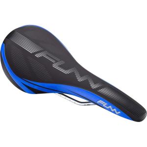 image:imageFunn Adlib Mountain Bike Saddle with Durable CrMo Rails Tough and Lightweight Bike Seat Slim Shape Vinyl Leather Covered Bicycle Saddle for MTB BMX and Road BikeBlue