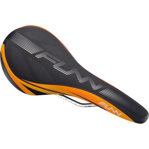 image:imageFunn Adlib Mountain Bike Saddle with Durable CrMo Rails Tough and Lightweight Bike Seat Slim Shape Vinyl Leather Covered Bicycle Saddle for MTB BMX and Road BikeOrange