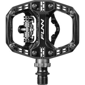 image:imageFunn Clast Clipin Pedals with Dual Platform for MTB Commuting Touring SPDCompatible Clipless Pedal on One Side Flat Platform on The OtherBlack