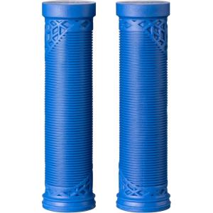 image:imageFunn Hilt ES Mountain Bike Handlebar Slipon Grips Lightweight and Ergonomic Bicycle Handlebar Grips with 22 mm Inner Diameters Unique Patterned Bicycle Grips for MTBBMXBlue