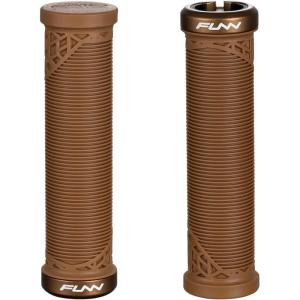 image:imageFunn Hilt JR Mountain Bike Handlebar Grips with Single Lock On Clamp Bicycle Handlebar Locking Grips with 19 mm Inner Diameter 34 Inch Bicycle Grips for Youth Girls and BoysBrown