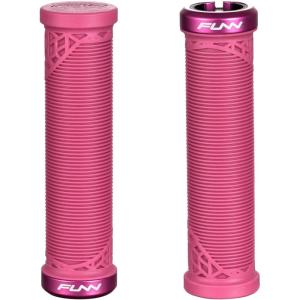 image:imageFunn Hilt JR Mountain Bike Handlebar Grips with Single Lock On Clamp Bicycle Handlebar Locking Grips with 19 mm Inner Diameter 34 Inch Bicycle Grips for Youth Girls and BoysPink