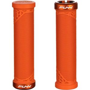 image:imageFunn Hilt JR Mountain Bike Handlebar Grips with Single Lock On Clamp Bicycle Handlebar Locking Grips with 19 mm Inner Diameter 34 Inch Bicycle Grips for Youth Girls and BoysOrange