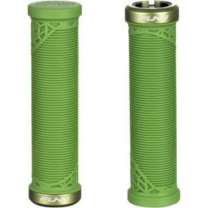image:imageFunn Hilt JR Mountain Bike Handlebar Grips with Single Lock On Clamp Bicycle Handlebar Locking Grips with 19 mm Inner Diameter 34 Inch Bicycle Grips for Youth Girls and BoysGreen