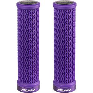 image:imageFunn Holeshot Mountain Bike Grips with Single Lock On Clamp Lightweight and Ergonomic Bike Handle Grips with 22 mm Inner Diameter Hardened End Bicycle Handlebar Grips for MTBBMXPurple