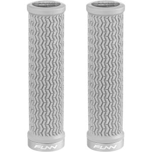 image:imageFunn Holeshot Mountain Bike Grips with Single Lock On Clamp Lightweight and Ergonomic Bike Handle Grips with 22 mm Inner Diameter Hardened End Bicycle Handlebar Grips for MTBBMX Gray