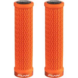image:imageFunn Holeshot Mountain Bike Grips with Single Lock On Clamp Lightweight and Ergonomic Bike Handle Grips with 22 mm Inner Diameter Hardened End Bicycle Handlebar Grips for MTBBMXOrange