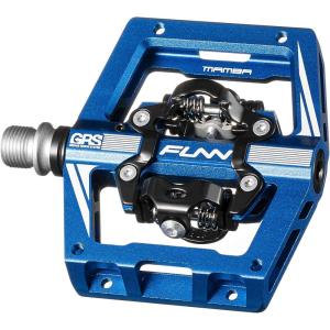 image:imageFunn Mamba S MTB Clipless Pedals Double Sided Clip Compact Platform Mountain Bike Pedals Compatible with SPD Cleats 916Inch CrMo Axle Bicycle Pedals for MTBBMXGravel CyclingBlue