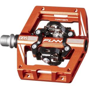 image:imageFunn Mamba S MTB Clipless Pedals Double Sided Clip Compact Platform Mountain Bike Pedals Compatible with SPD Cleats 916Inch CrMo Axle Bicycle Pedals for MTBBMXGravel CyclingOrange