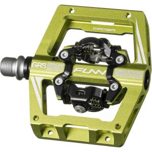 image:imageFunn Mamba S MTB Clipless Pedals Double Sided Clip Compact Platform Mountain Bike Pedals Compatible with SPD Cleats 916Inch CrMo Axle Bicycle Pedals for MTBBMXGravel CyclingGreen