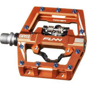 image:imageFunn Mamba S MTB Clipless Pedals Single Sided Clip Mountain Bike Pedals Compatible with SPD Cleats 916Inch CrMo Axle Bicycle Pedals for MTBBMXGravel CyclingOrange