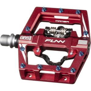 image:imageFunn Mamba S MTB Clipless Pedals Single Sided Clip Mountain Bike Pedals Compatible with SPD Cleats 916Inch CrMo Axle Bicycle Pedals for MTBBMXGravel CyclingRed