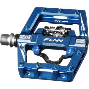 image:imageFunn Mamba S MTB Clipless Pedals Single Sided Clip Mountain Bike Pedals Compatible with SPD Cleats 916Inch CrMo Axle Bicycle Pedals for MTBBMXGravel CyclingBlue