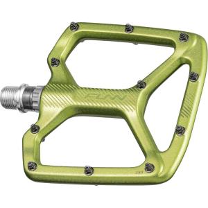 image:imageFunn Python Flat Bike Pedals  Wide Platform Bicycle Pedals for BMXMTB Mountain Bike 916inch CrMo AxleGreen
