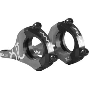 image:imageFunn RSX Mountain Bike Direct Mount Bike Stem with 318mm Bar Clamp 2 Pieces Lightweight Split Design for Dual Crown Forks Adjustable Extension 4550mmGray