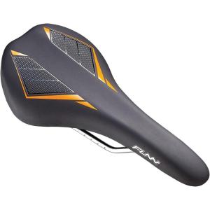 image:imageFunn Skinny Mountain Bike Saddle with Durable CrMo Rails Featherlight and Streamlined Bicycle Seat Tough Vinyl Leather Covered Bicycle Saddle for MTB BMX and Road BikeOrange