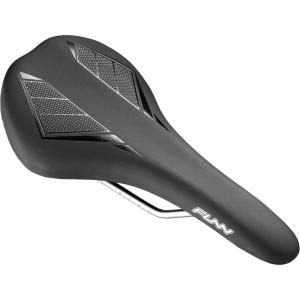 image:imageFunn Skinny Mountain Bike Saddle with Durable CrMo Rails Featherlight and Streamlined Bicycle Seat Tough Vinyl Leather Covered Bicycle Saddle for MTB BMX and Road BikeBlack