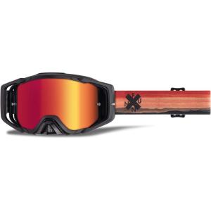 image:imageFunn Soljam MTB Enduro DH Goggle AntiFog Additional Transparent Lens Bag and TearOff SheetsRed