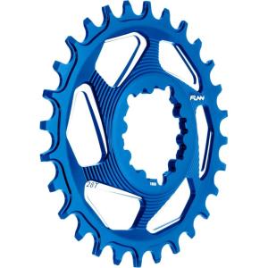 image:imageFunn Solo DX Narrow Wide Chainring for 9 10 11 12 Speed Chain Fits SRAM Direct Mount Interface Crankset 6mm Offset Single Speed Bike Chain Ring for MTB BMX Bike and Road BikeBlue