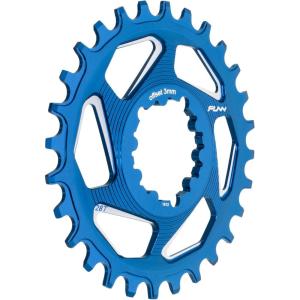 image:imageFunn Solo DX Narrow Wide Chainring for 9 10 11 12 Speed Chain Fits SRAM Direct Mount Interface Crankset Boost 3mm Offset Single Speed Bike Chain Ring for MTB BMX Bike and Road BikeBlue