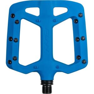 image:imageFunn Taipan Glass Fiber Reinforced Thermoplastic Bike Pedals with 916inch CrMo Axles and ShinFriendly Pins for MTBBMXUrbanGravel RidingBlue