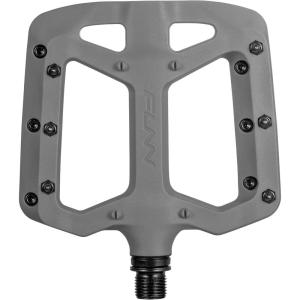 image:imageFunn Taipan Glass Fiber Reinforced Thermoplastic Bike Pedals with 916inch CrMo Axles and ShinFriendly Pins for MTBBMXUrbanGravel RidingGray