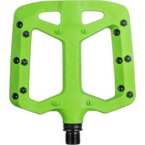 image:imageFunn Taipan Glass Fiber Reinforced Thermoplastic Bike Pedals with 916inch CrMo Axles and ShinFriendly Pins for MTBBMXUrbanGravel RidingGreen