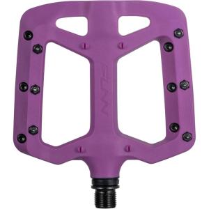 image:imageFunn Taipan Glass Fiber Reinforced Thermoplastic Bike Pedals with 916inch CrMo Axles and ShinFriendly Pins for MTBBMXUrbanGravel RidingPurple
