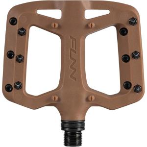 image:imageFunn Taipan S Glass Fiber Reinforced Thermoplastic Bike Pedals with 916inch CrMo Axles for MTBBMXUrbanGravel Riding Suitable for Youth Kids and Young RidersBrown