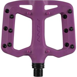 image:imageFunn Taipan S Glass Fiber Reinforced Thermoplastic Bike Pedals with 916inch CrMo Axles for MTBBMXUrbanGravel Riding Suitable for Youth Kids and Young RidersPurple