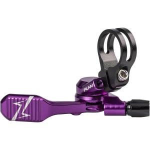 image:imageFunn UpDown Mountain Bike Dropper Seatpost 4 Way Mount CNC Remote Lever kit fits Both External and Internal Routing droppers Smooth Action EasytoUsePurple